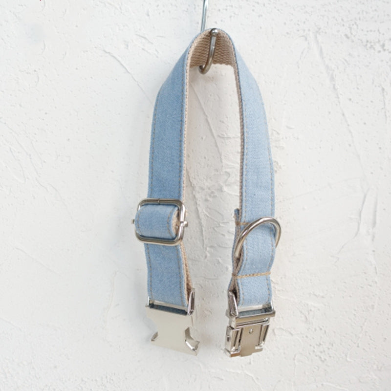 Blue Denim Leash for Pet Dogs