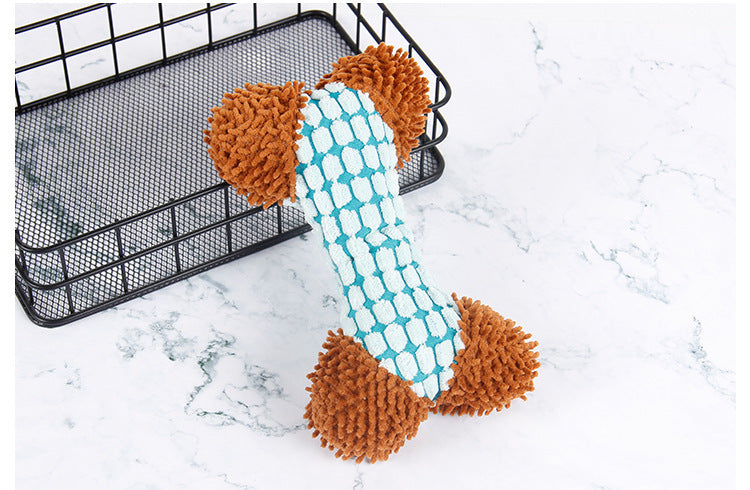 Bite-Resistant Plush Dog Toy